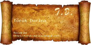 Török Dorina névjegykártya