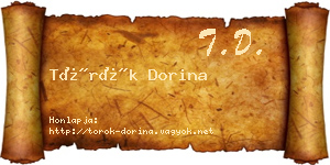 Török Dorina névjegykártya